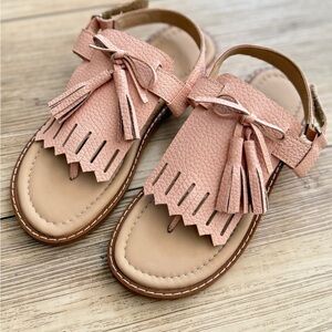 Elephantito Pink Tassel Sandals for Summer